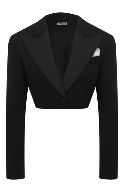 Шерстяной жакет MIU MIU, арт. MH1639-1R1-F0002, фото 1