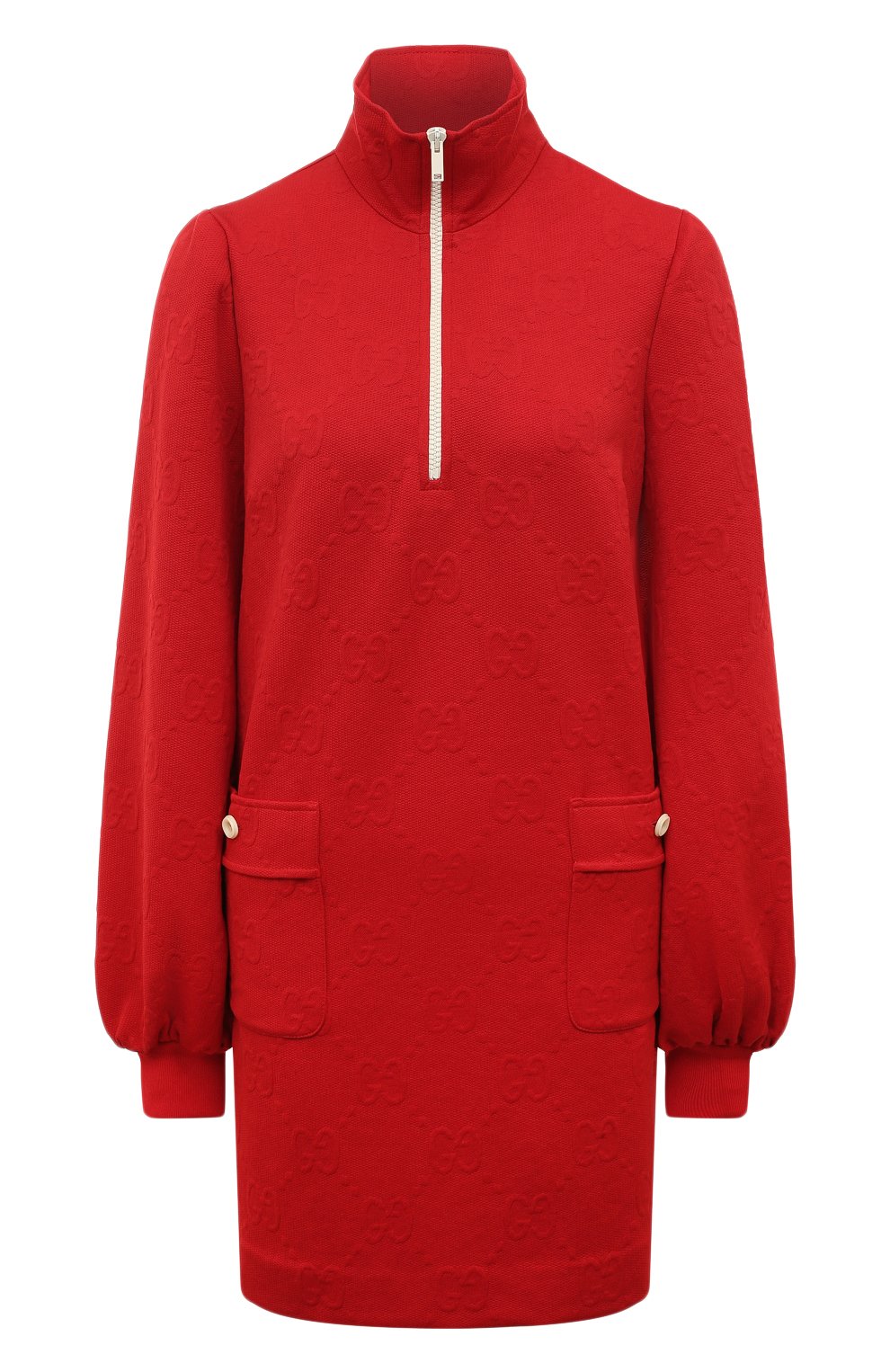 Платье GUCCI красного цвета по цене 132480 руб., арт. 653412 XJDEM, фото 1 Платье GUCCI, арт. 653412 XJDEM, фото 1
