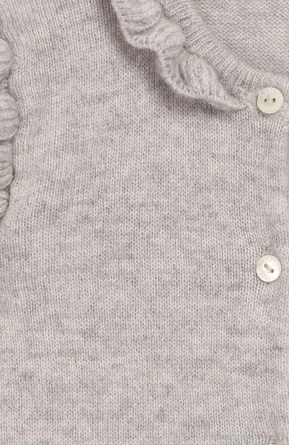 Кашемировый комбинезон BABY T серого цвета по цене 17950 руб., арт. 19AIC871T/18M-2A, фото 3 Кашемировый комбинезон BABY T, арт. 19AIC871T/18M-2A, фото 3