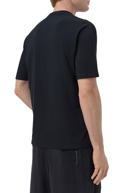 Футболка из хлопка и льна TRANSIT, арт. CFUTRC5400, фото 4