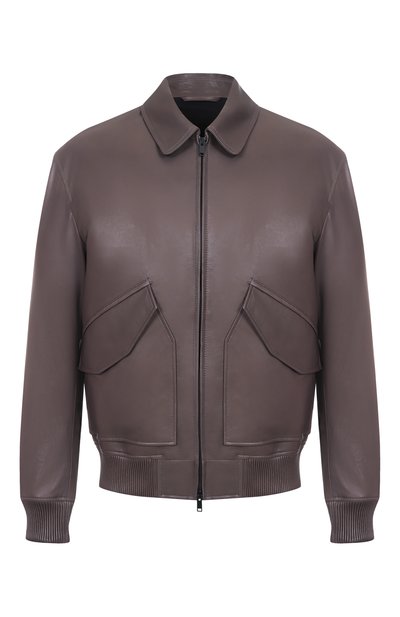 Мужской кожаный бомбер MVST, арт. 54205/48-56
