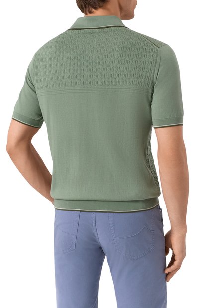 Хлопковое поло STEFANO RICCI, арт. K212032P31/F25297, фото 4