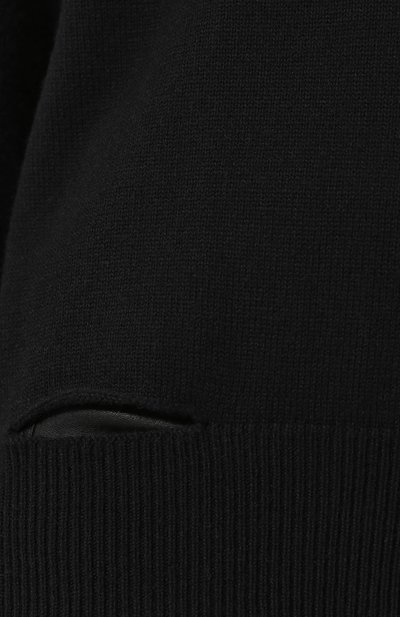 Пуловер из смеси хлопка и шерсти HELMUT LANG черного цвета по цене 37300 руб., арт. I10HW714, фото 5 Пуловер из смеси хлопка и шерсти HELMUT LANG, арт. I10HW714, фото 5