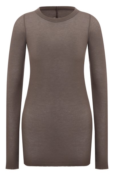 Женская лонгслив из вискозы и шелка RICK OWENS, арт. RP01D2202