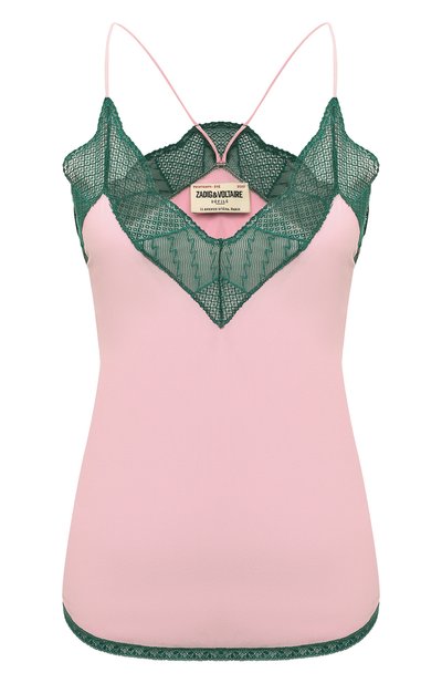 Женский шелковый топ ZADIG AND VOLTAIRE, арт. WWCR00006