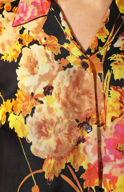 Рубашка из вискозы DRIES VAN NOTEN, арт. 201-10700-9404, фото 5
