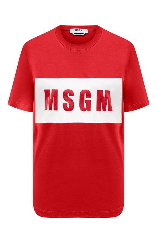 фото Хлопковая футболка msgm