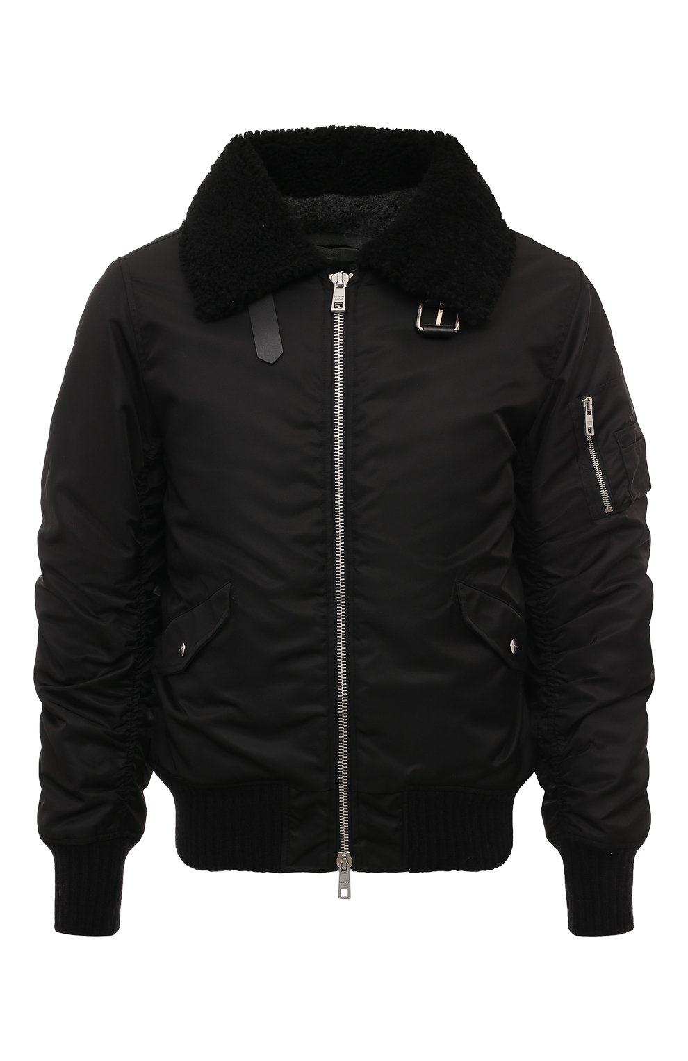 Бомбер GIORGIO BRATO черного цвета по цене 87550 руб., арт. TX25F1603, фото 1 Бомбер GIORGIO BRATO, арт. TX25F1603, фото 1