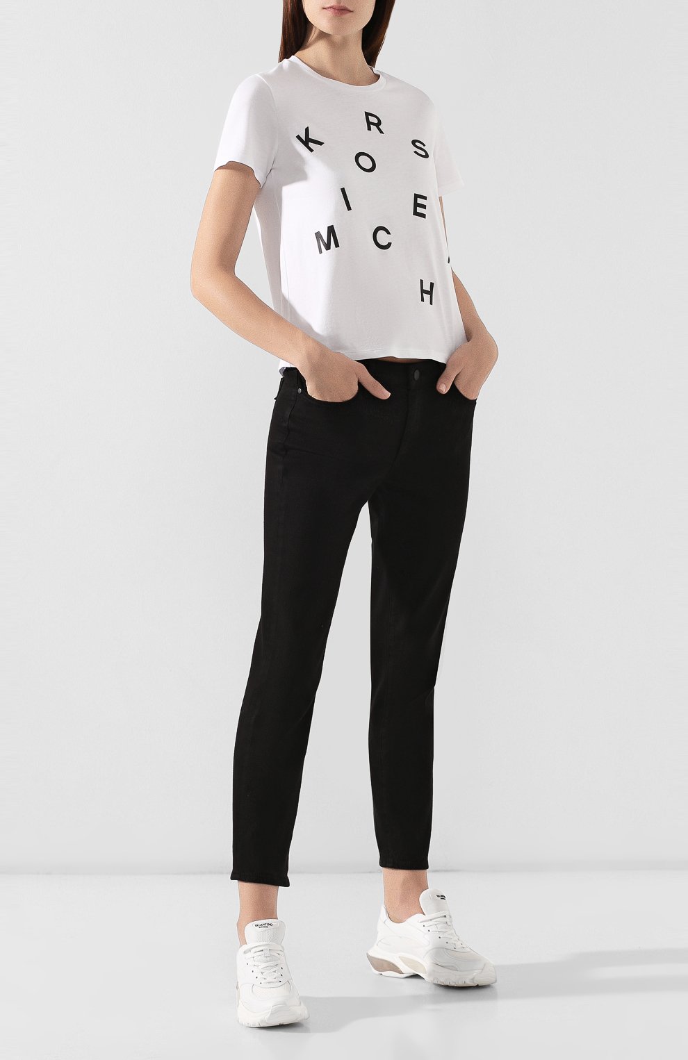 Хлопковая футболка MICHAEL MICHAEL KORS, арт. MU95M9397J, фото 2