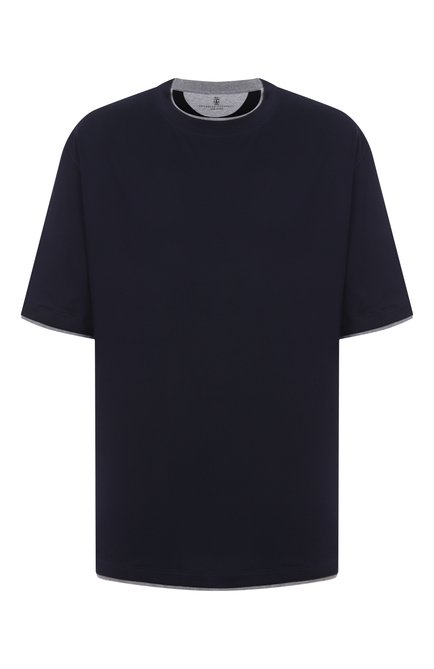 Мужская хлопковая футболка BRUNELLO CUCINELLI, арт. M0B137427W