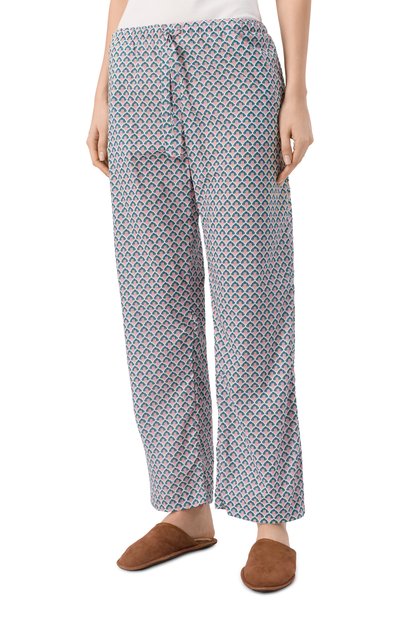 Хлопковая пижама DEREK ROSE разноцветного цвета по цене 40950 руб., арт. 2012/LEDB088, фото 5 Хлопковая пижама DEREK ROSE, арт. 2012/LEDB088, фото 5