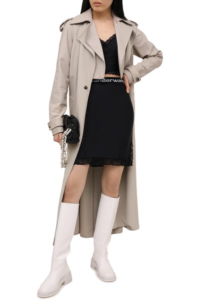 Юбка ALEXANDERWANG.T черного цвета по цене 31050 руб., арт. 4CC1215019, фото 2 Юбка ALEXANDERWANG.T, арт. 4CC1215019, фото 2