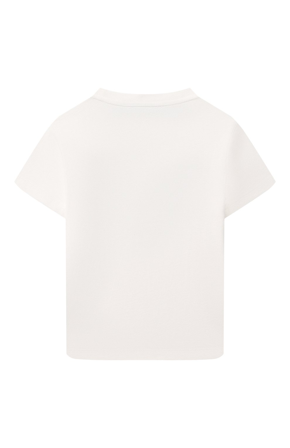 Хлопковая футболка EMPORIO ARMANI белого цвета по цене 8995 руб., арт. 3L4TJA/4J54Z, фото 2 Хлопковая футболка EMPORIO ARMANI, арт. 3L4TJA/4J54Z, фото 2