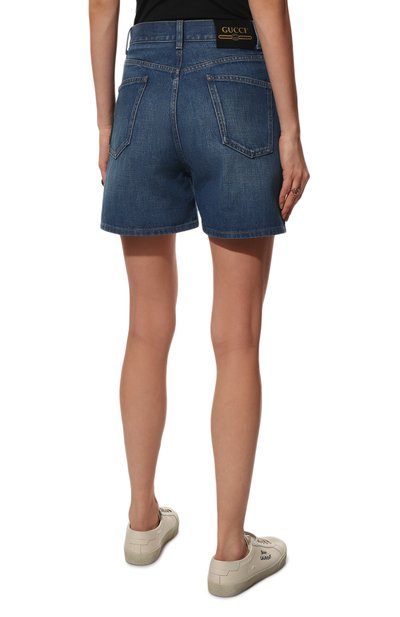 Джинсовые шорты GUCCI, арт. 683732/XDBV7, фото 4
