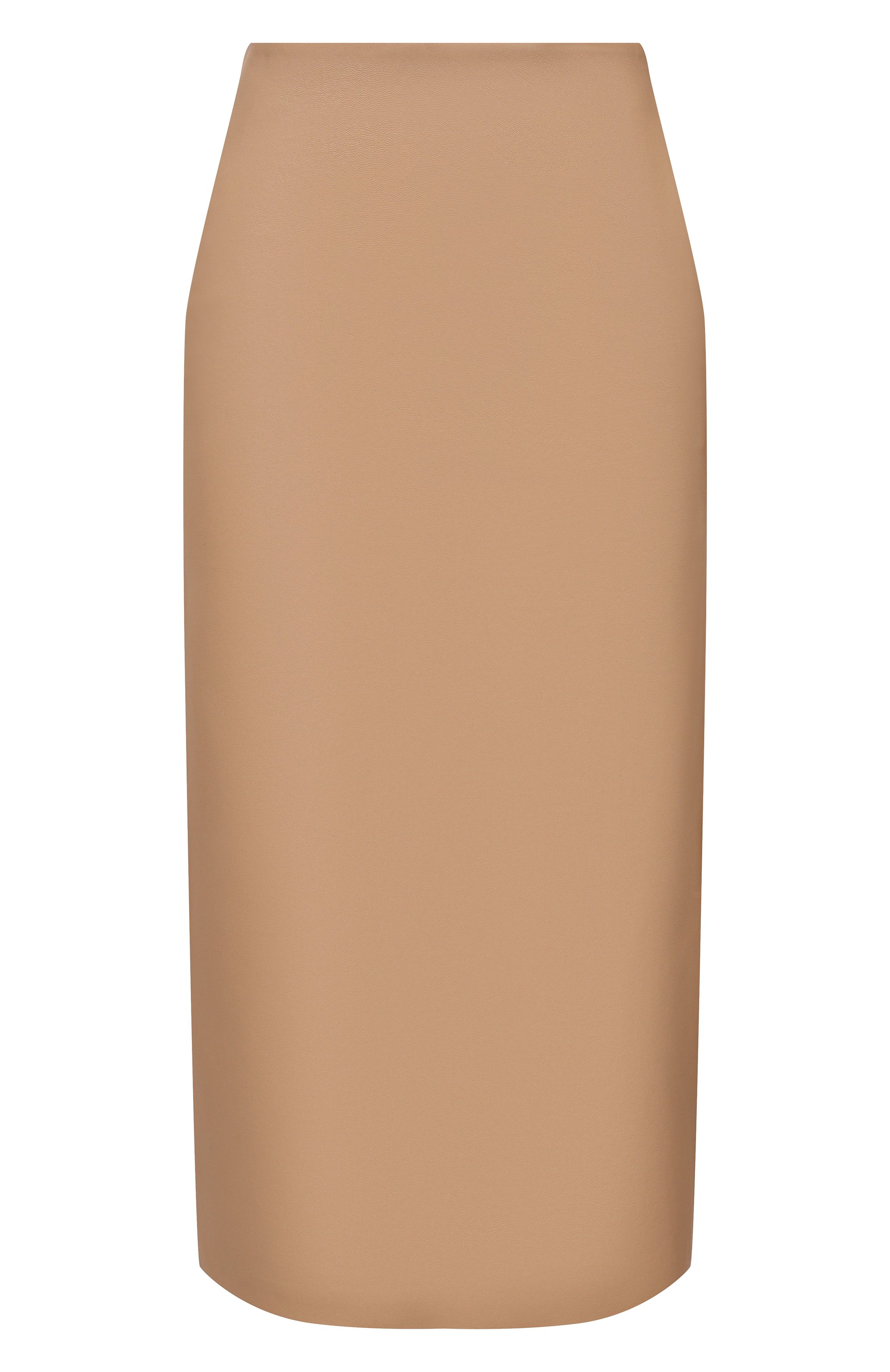 Кожаная юбка SASHAVERSE коричневого цвета по цене 120960 руб., арт. SKLT038/LEATHER.300/SS, фото 1 Кожаная юбка SASHAVERSE, арт. SKLT038/LEATHER.300/SS, фото 1