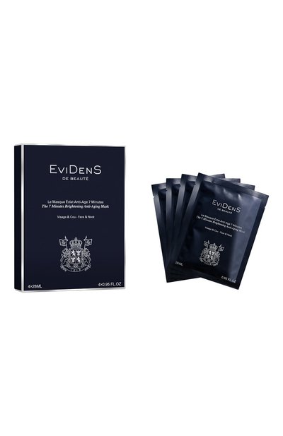 Женская 7-минутная маска "сияние" для лица и шеи (4x28ml) EVIDENS DE BEAUTE, арт. 4560358168204