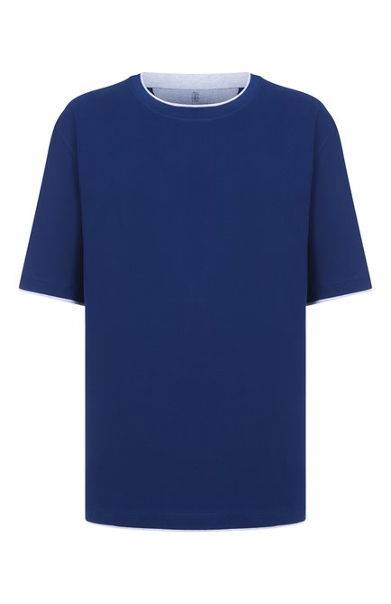 Мужская хлопковая футболка BRUNELLO CUCINELLI, арт. M0B137427