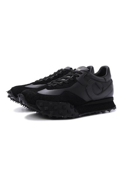 Мужские кожаные кроссовки impact plus BARRACUDA, арт. BU3585/LEATHER NER0/FUM0