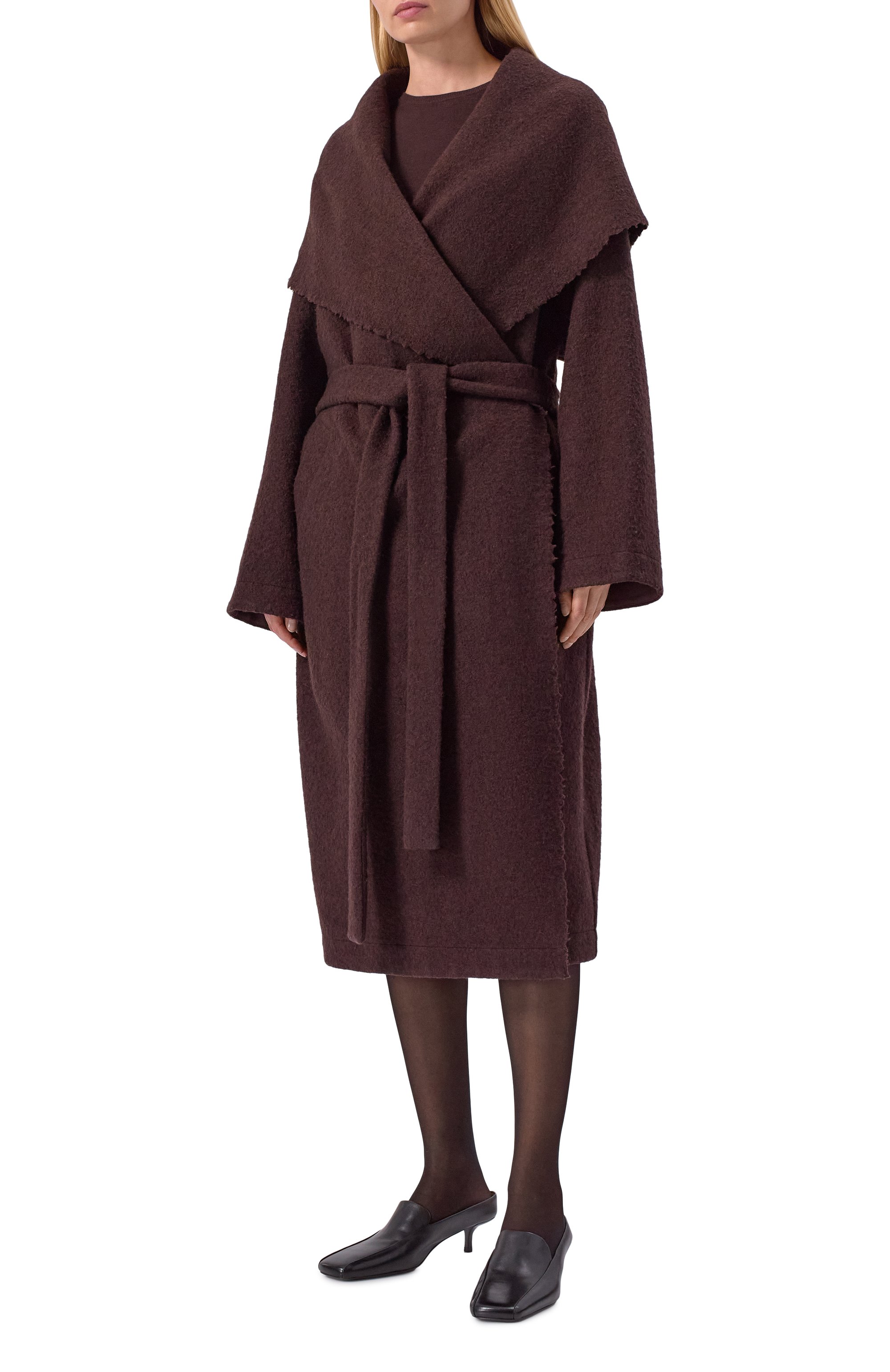 Шерстяное пальто UMA WANG, арт. V2256K002, фото 3