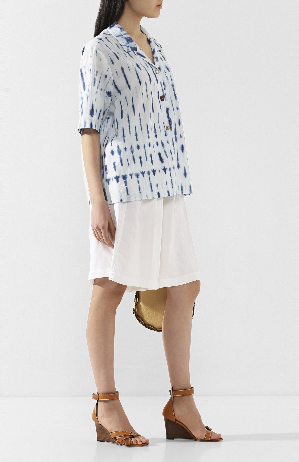 Хлопковая рубашка NANUSHKA, арт. TAI0_BI0 INDIG0_C0TT0N SHIRTING, фото 2