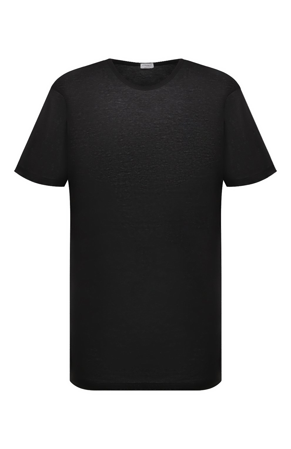 Хлопковая футболка ZIMMERLI черного цвета по цене 17350 руб., арт. 252-8125/3XL, фото 1 Хлопковая футболка ZIMMERLI, арт. 252-8125/3XL, фото 1
