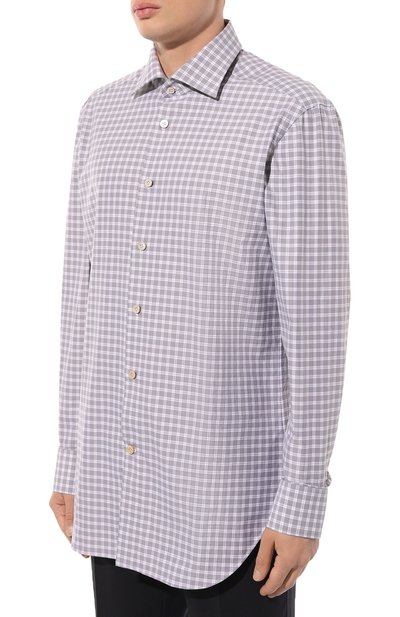 Хлопковая сорочка KITON, арт. UCIH0863711, фото 3