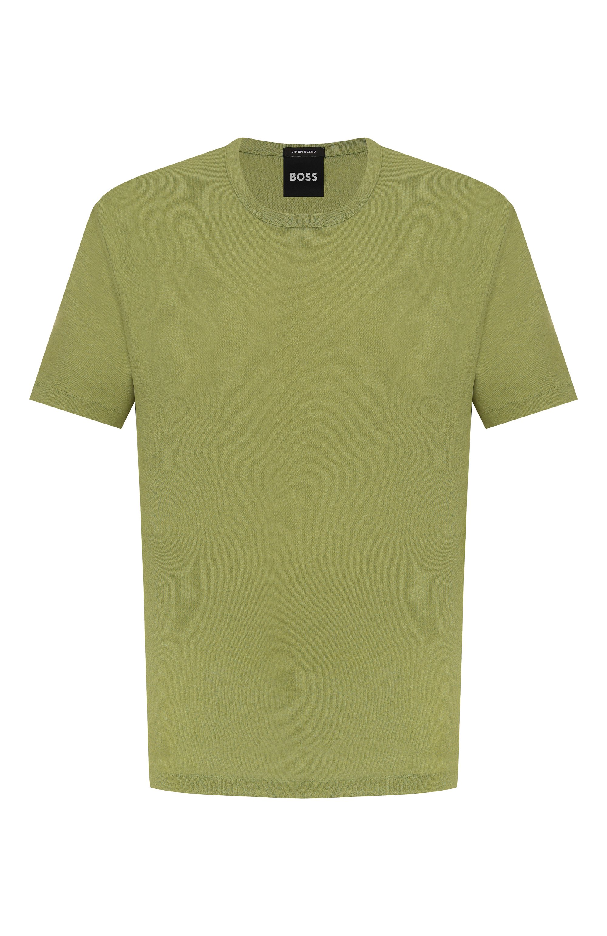 Футболка из хлопка и льна BOSS, арт. 50537498, фото 1