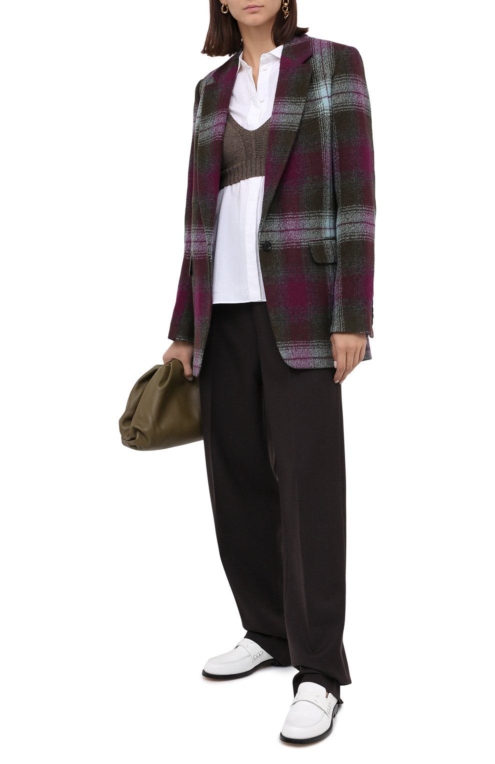 Шерстяные брюки DRIES VAN NOTEN, арт. 202-10902-1224, фото 3