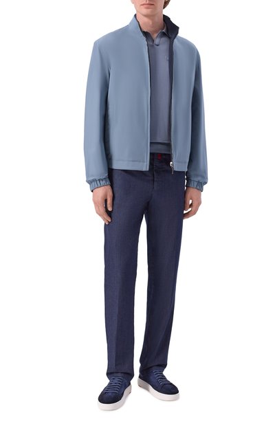 Джинсы KITON темно-синего цвета по цене 161000 руб., арт. UFPPEK0642H, фото 2 Джинсы KITON, арт. UFPPEK0642H, фото 2