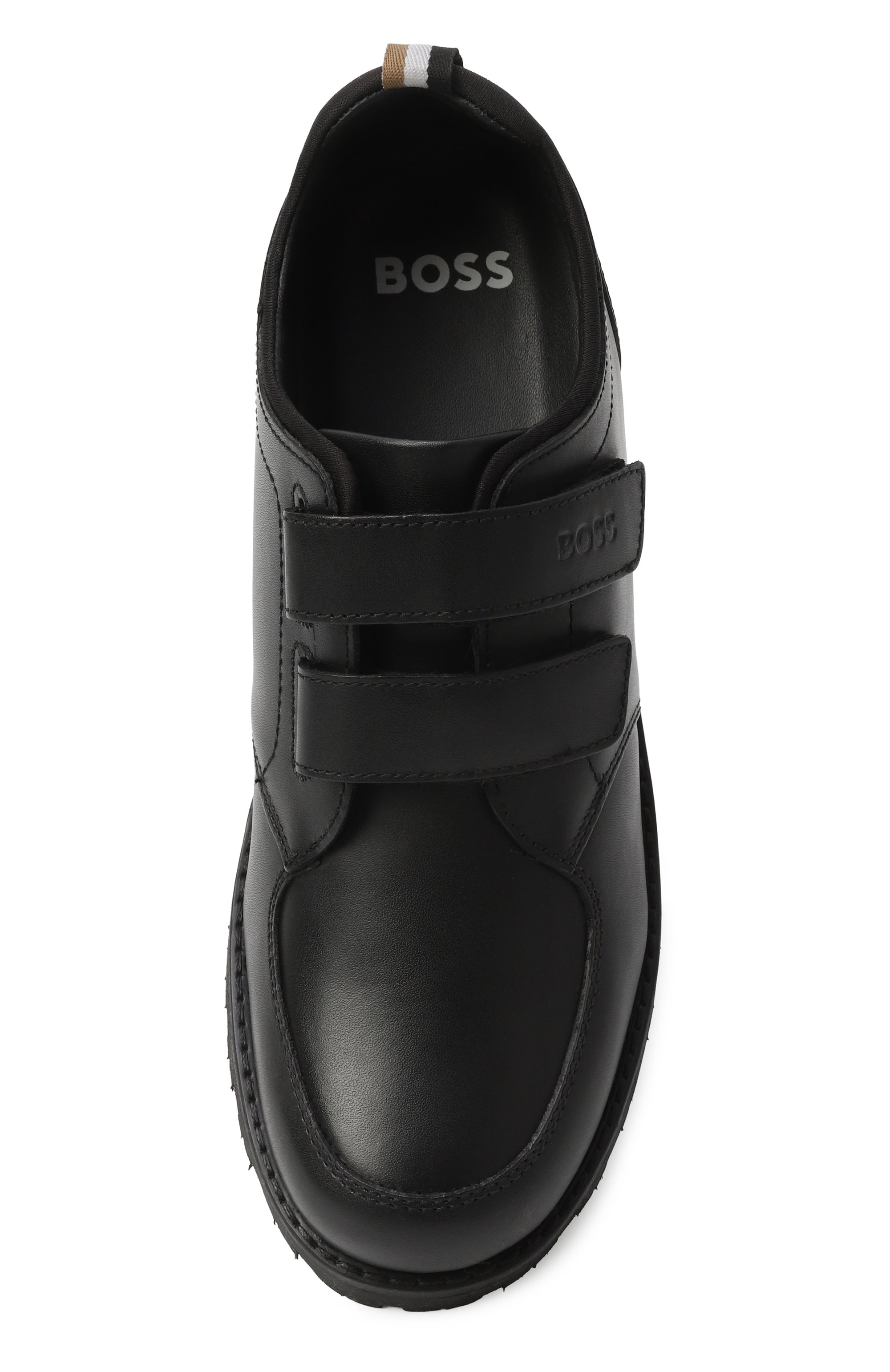 Кожаные дерби BOSS черного цвета по цене 12100 руб., арт. J51642/36-41, фото 4 Кожаные дерби BOSS, арт. J51642/36-41, фото 4