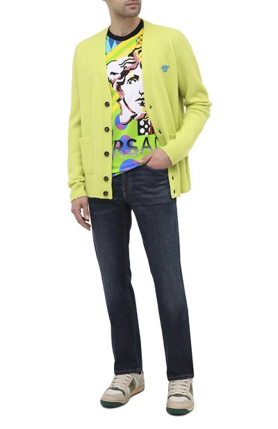 Кожаные кеды screener GUCCI, арт. 546163/0YI20, фото 2