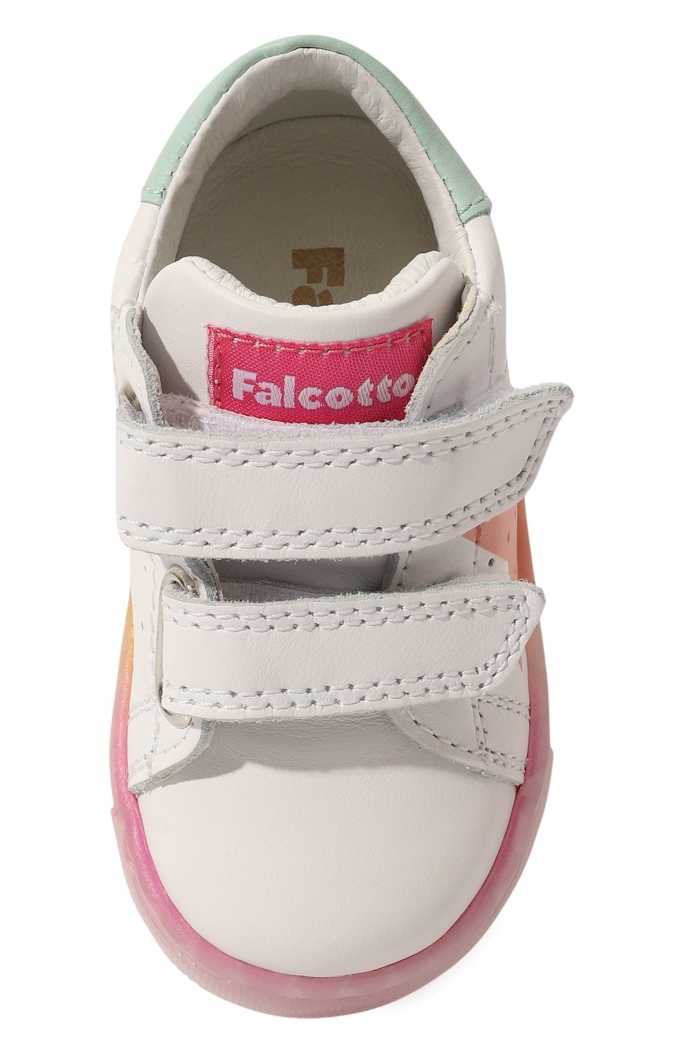 Кожаные кеды FALCOTTO розового цвета по цене 12700 руб., арт. 2015346/01/18, фото 4 Кожаные кеды FALCOTTO, арт. 2015346/01/18, фото 4