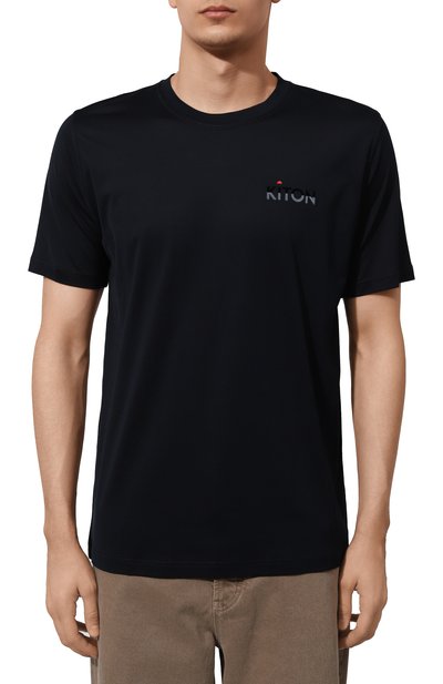 Хлопковая футболка KITON, арт. UMK0487, фото 3