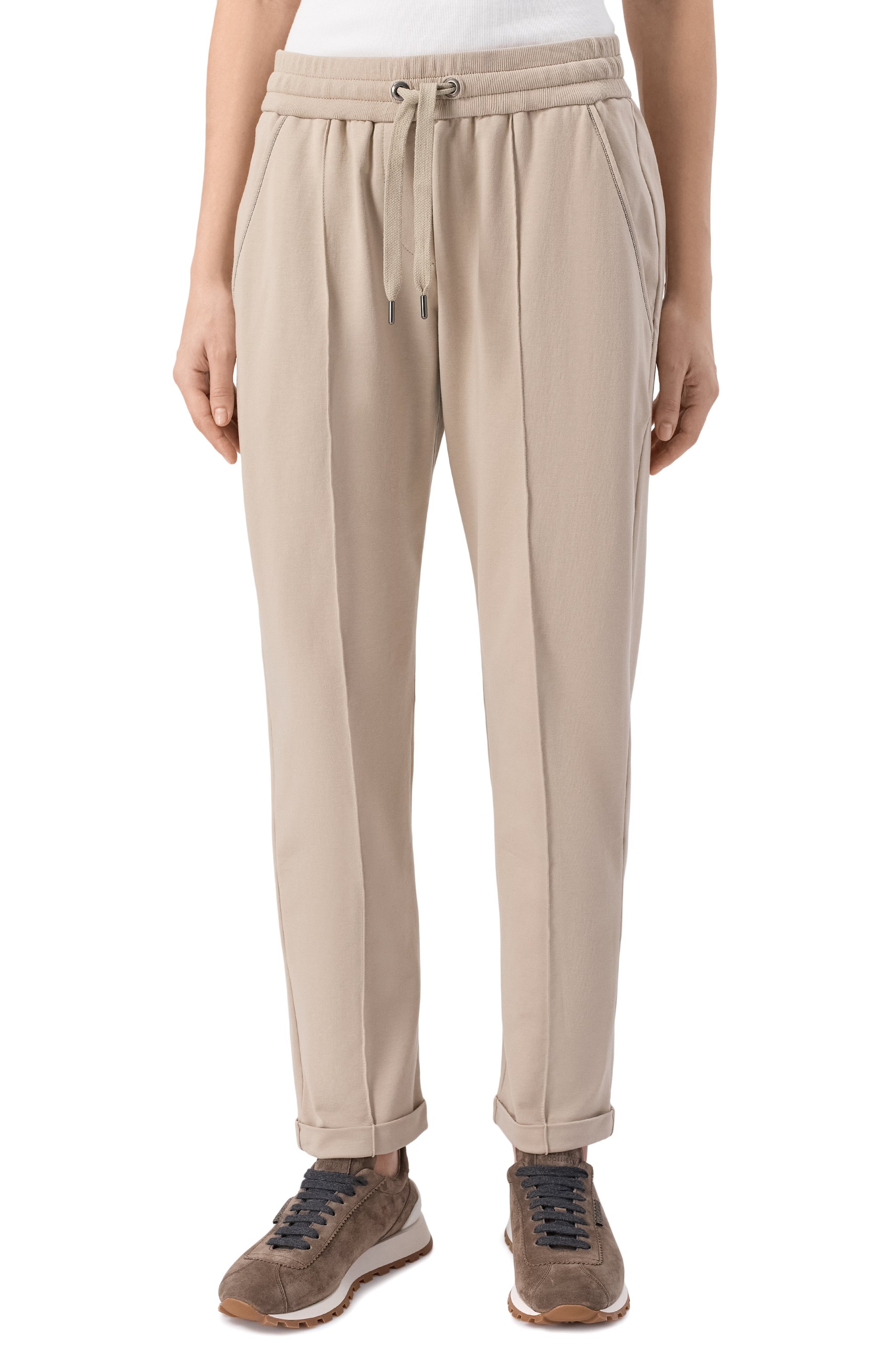 Хлопковые брюки BRUNELLO CUCINELLI, арт. MH827FB799, фото 3