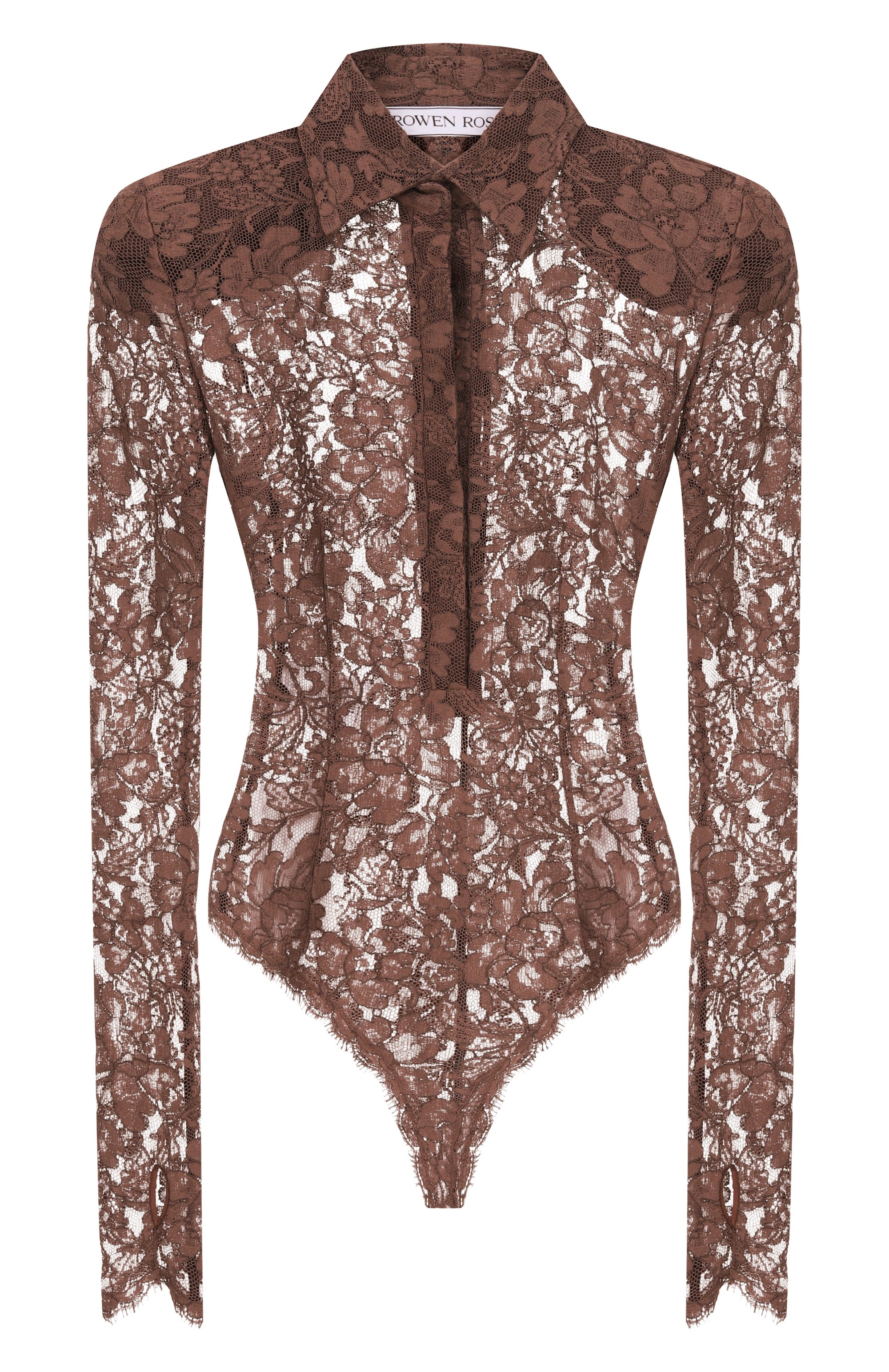 Боди из хлопка и вискозы ROWEN ROSE, арт. T0P_RR112_B, фото 1