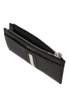 Мужской кожаный футляр для кредитных карт BALLY черного цвета, арт. MLB02D/VT434 | Фото 3 (Материал сплава: Проставлено; Нос: Не проставлено; Материал: Натуральная кожа)