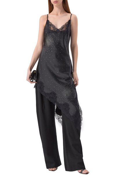 Атласное платье GIUSEPPE DI MORABITO, арт. 05FWDR470YC 05300, фото 2