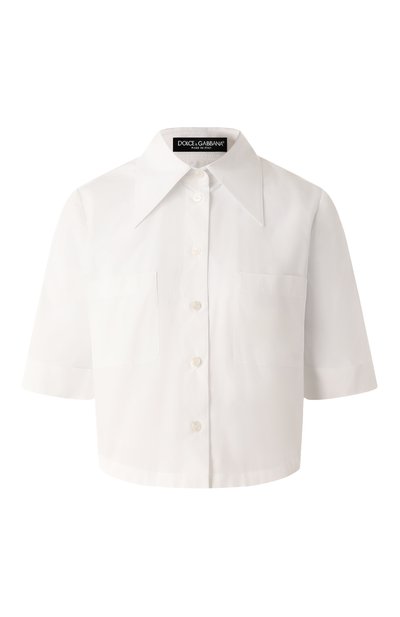 Женская хлопковая рубашка DOLCE & GABBANA, арт. F5S04T/FU5T9
