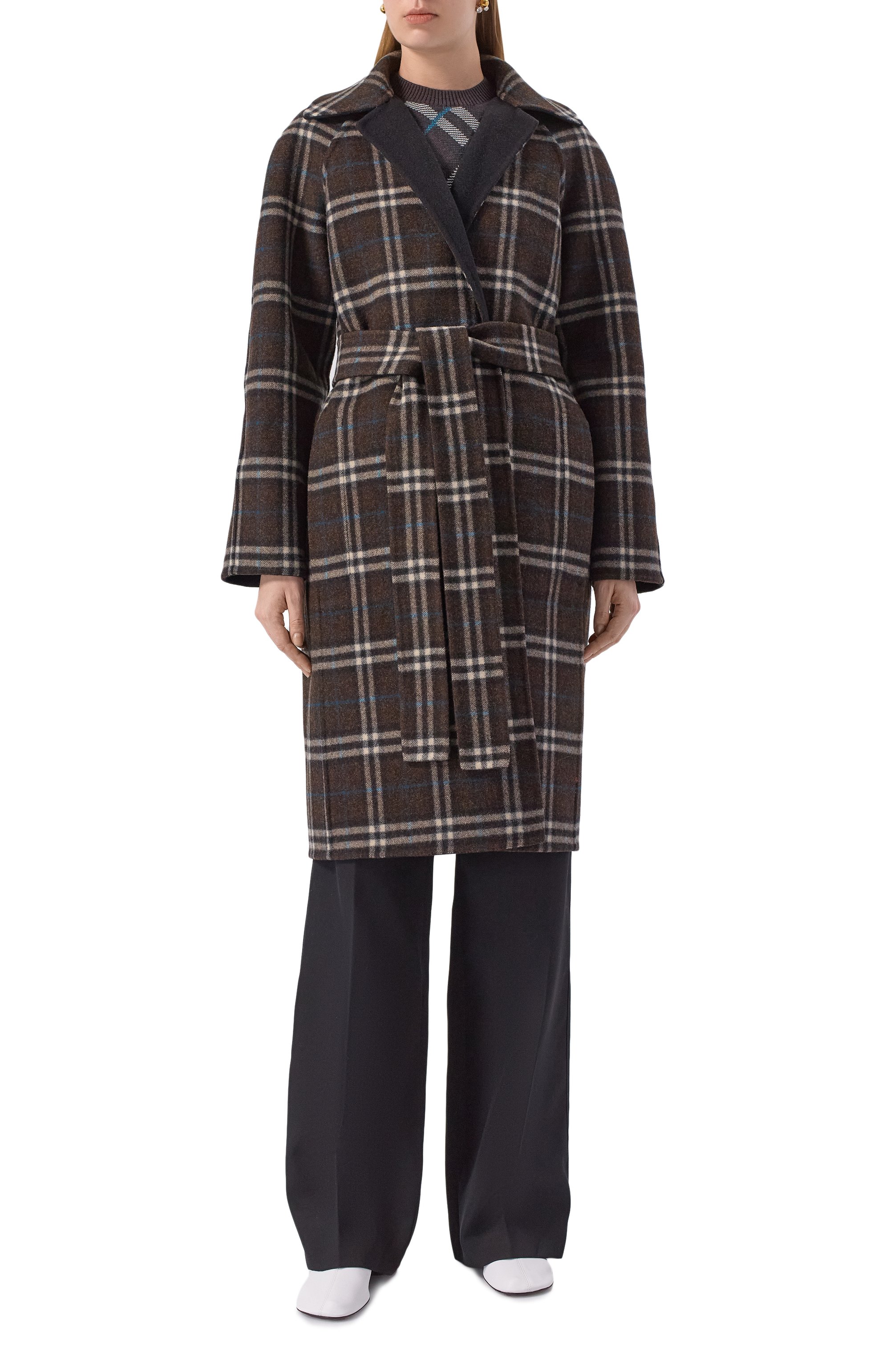 Двустороннее пальто из шерсти BURBERRY, арт. 8113064, фото 6