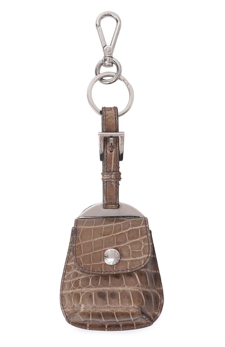 Кожаный брелок из аллигатора PRADA, арт. 1M1087-Y3J-F0170, фото 1