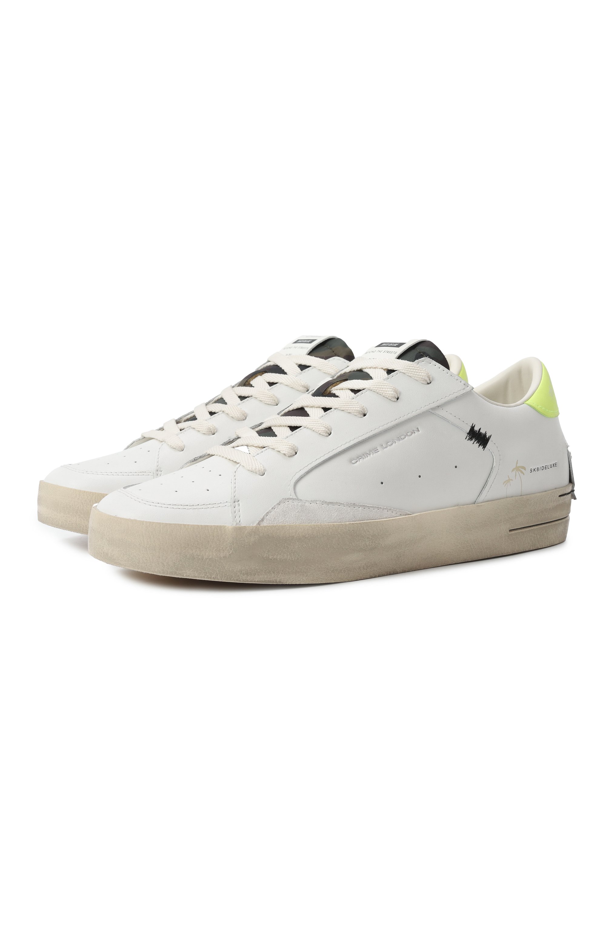 Кожаные кеды sk8 deluxe CRIME LONDON, арт. 14108PP7, фото 1