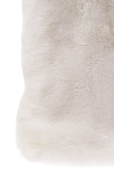 Меховые варежки из кролика YVES SALOMON ENFANT, арт. 26WEA302XXREXX, фото 3