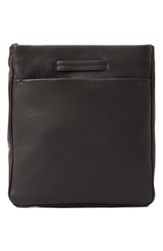 Мужская сумка ZEGNA темно-коричневого цвета, арт. C2228Z/LH0T0 | Фото 6 (Материал: Натуральная кожа; Размер: medium; Ремень/цепочка: На ремешке)