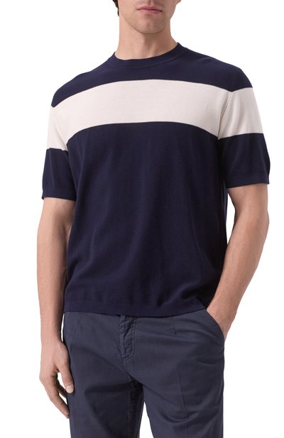 Хлопковый джемпер KITON, арт. UMM064603, фото 3