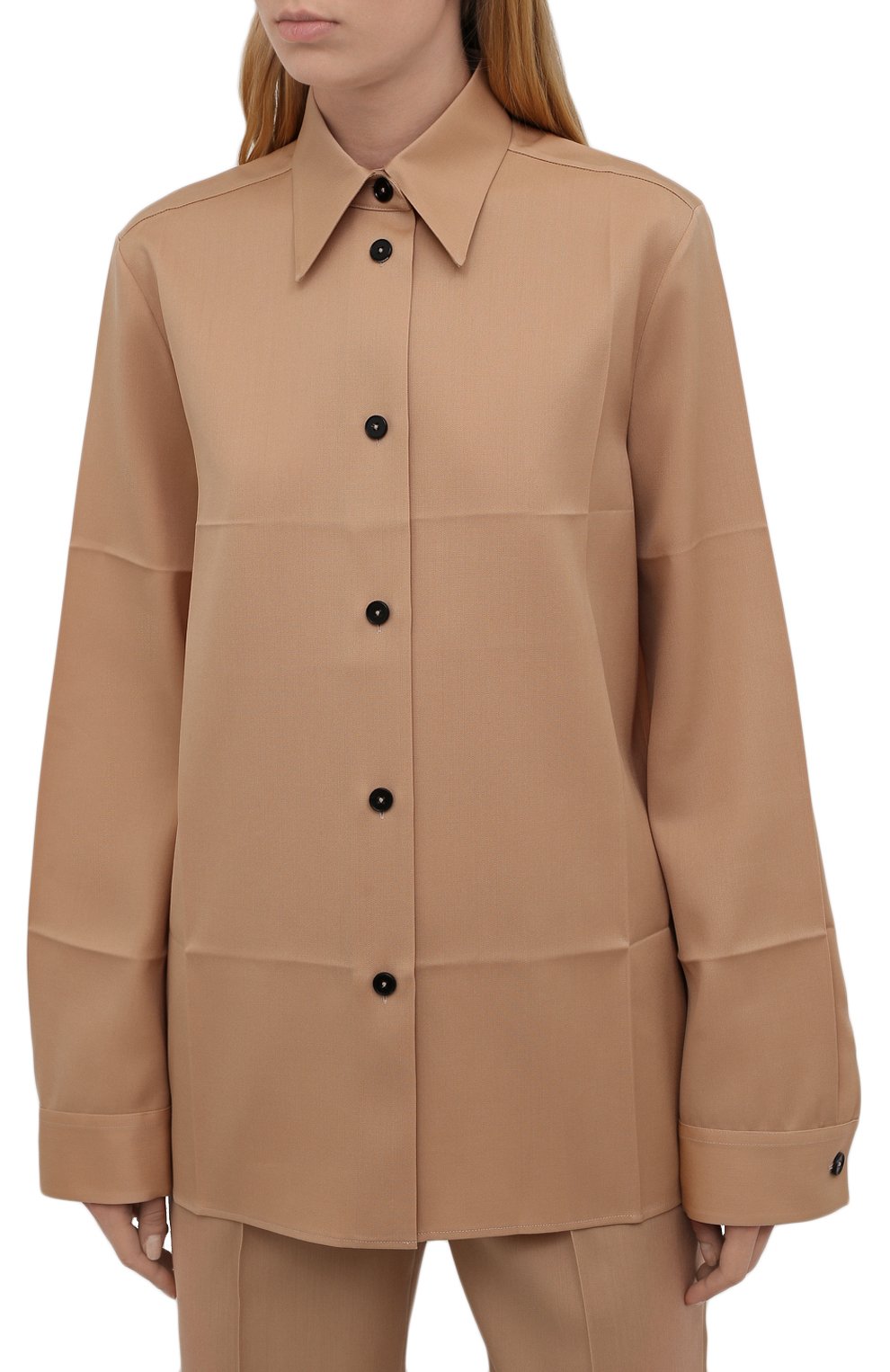 Шерстяная рубашка JIL SANDER, арт. JSWT605206-WT202500, фото 3
