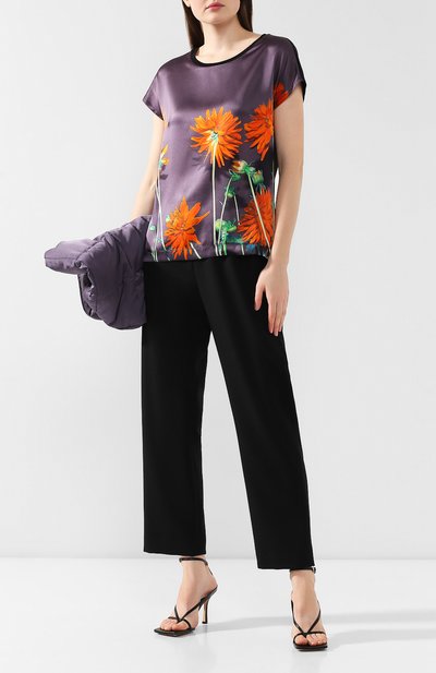 Топ из смеси хлопка и шелка DRIES VAN NOTEN, арт. 192-31183-8612, фото 2