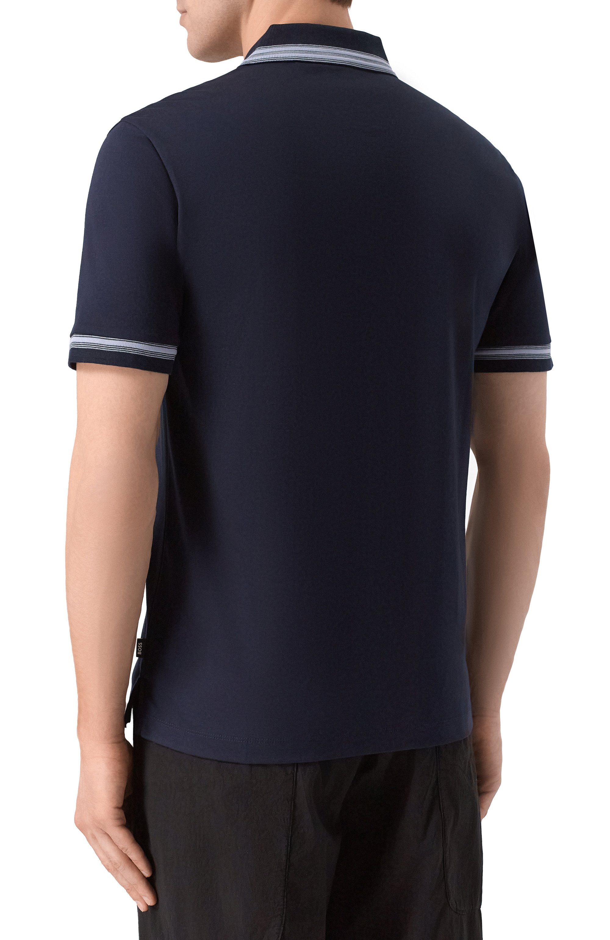 Хлопковое поло BOSS, арт. 50554529, фото 4