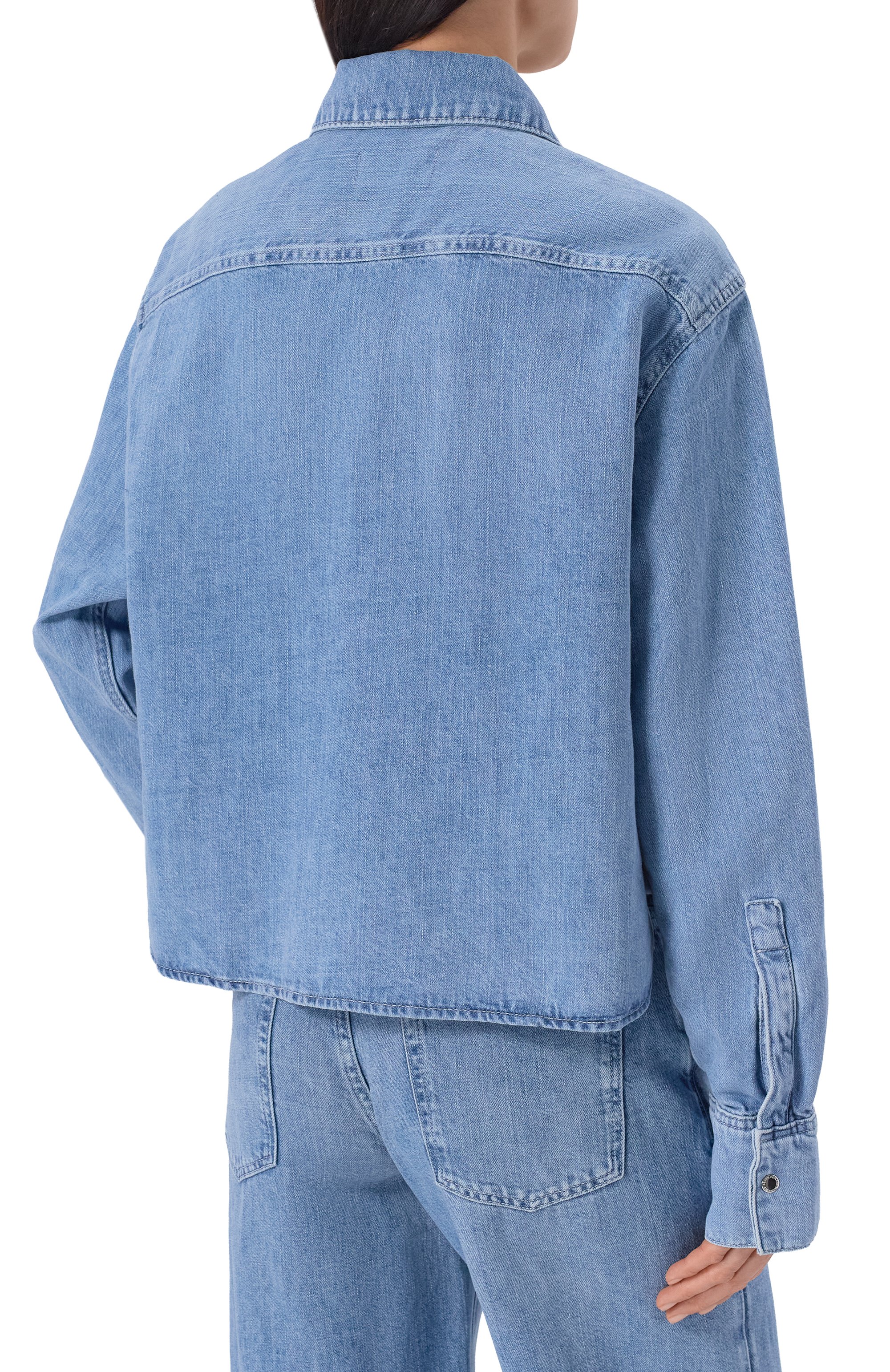 Джинсовая рубашка ivy 7 FOR ALL MANKIND, арт. 7U7J0U03-IRI, фото 4