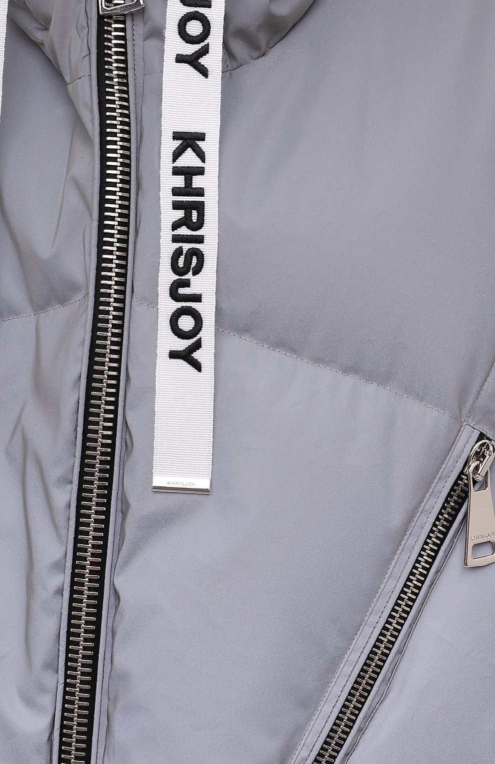 Пуховый жилет KHRISJOY серого цвета по цене 158500 руб., арт. AFPW003/NY-, фото 5 Пуховый жилет KHRISJOY, арт. AFPW003/NY-, фото 5