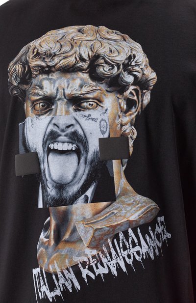 Хлопковая футболка DIEGO VENTURINO, арт. DVTS0DHIR, фото 5